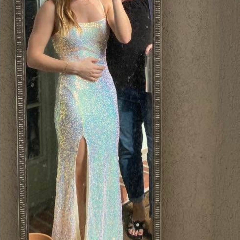 Elegant Sequin Evening Gown